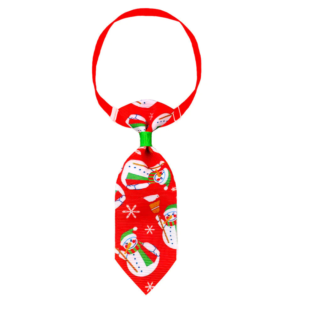 Cute Printed Necktie for Pets - Christmas Theme