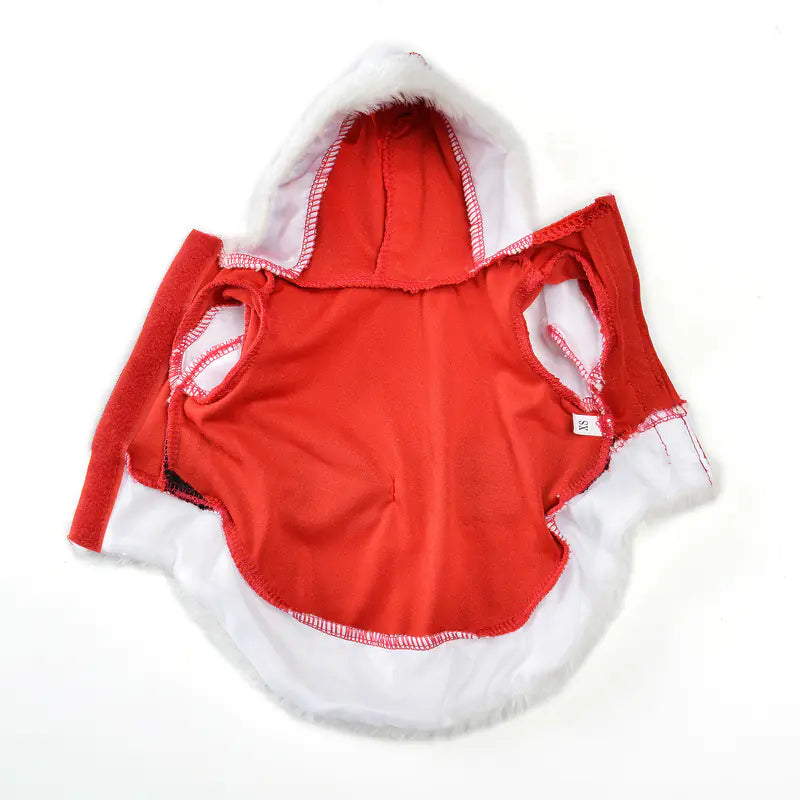 Christmas Dog Costume with Hooded Coat for Pets