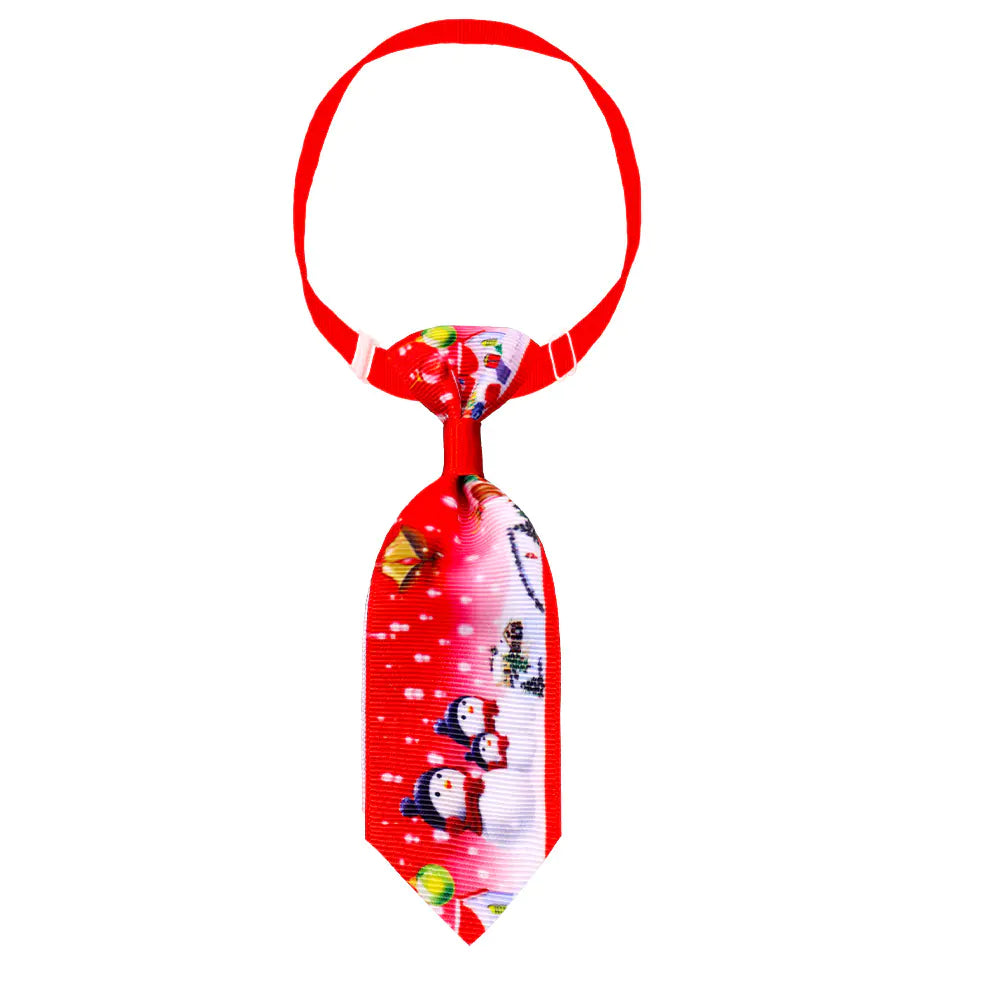 Cute Printed Necktie for Pets - Christmas Theme
