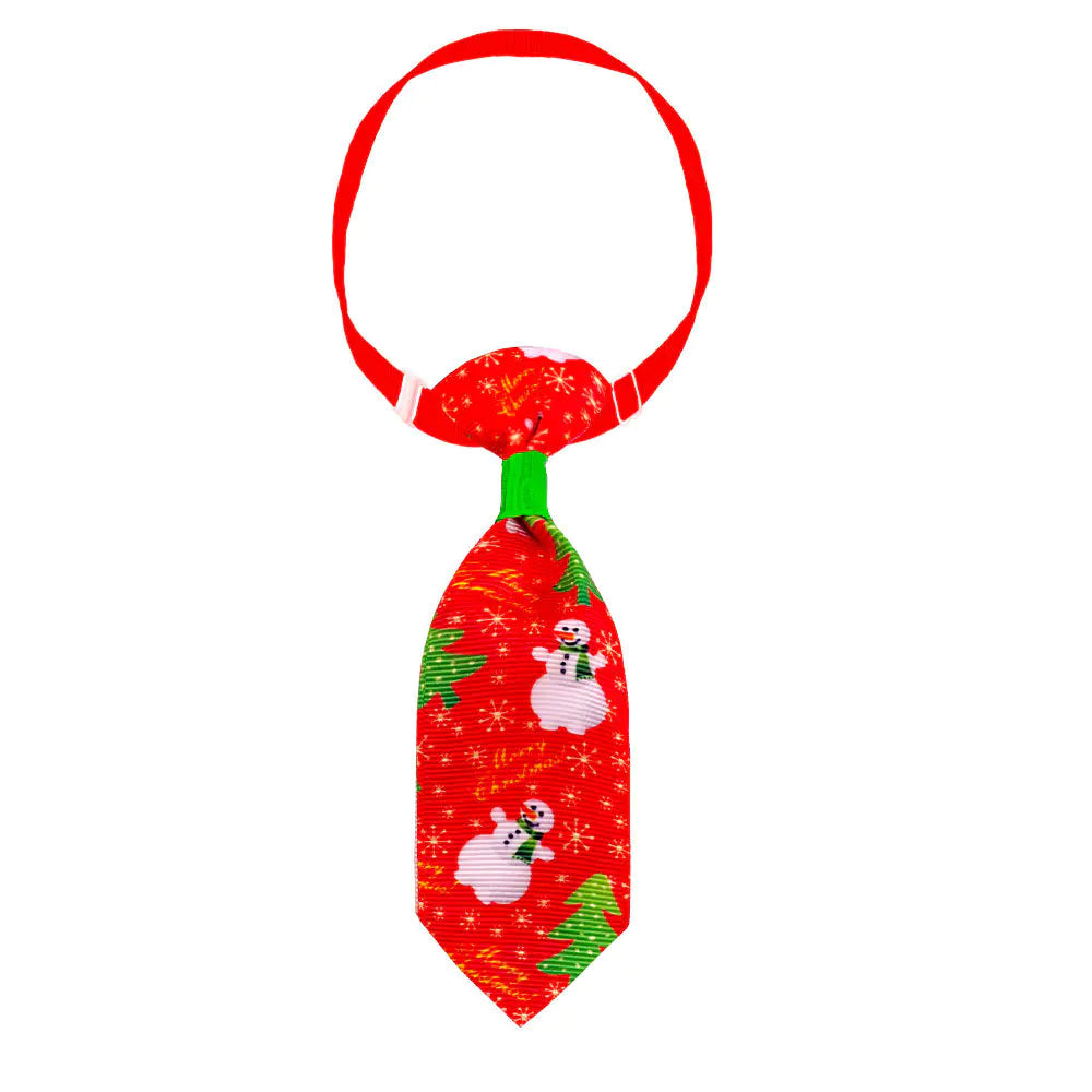 Cute Printed Necktie for Pets - Christmas Theme