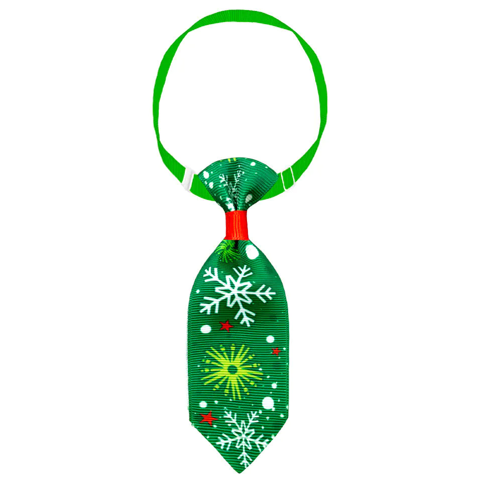 Cute Printed Necktie for Pets - Christmas Theme